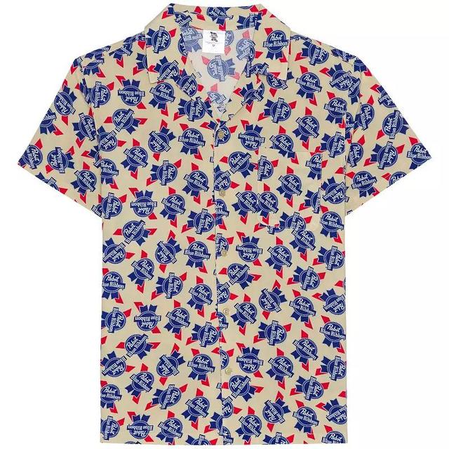 Men's Pabst Short Sleeves Woven Shirt Product Image