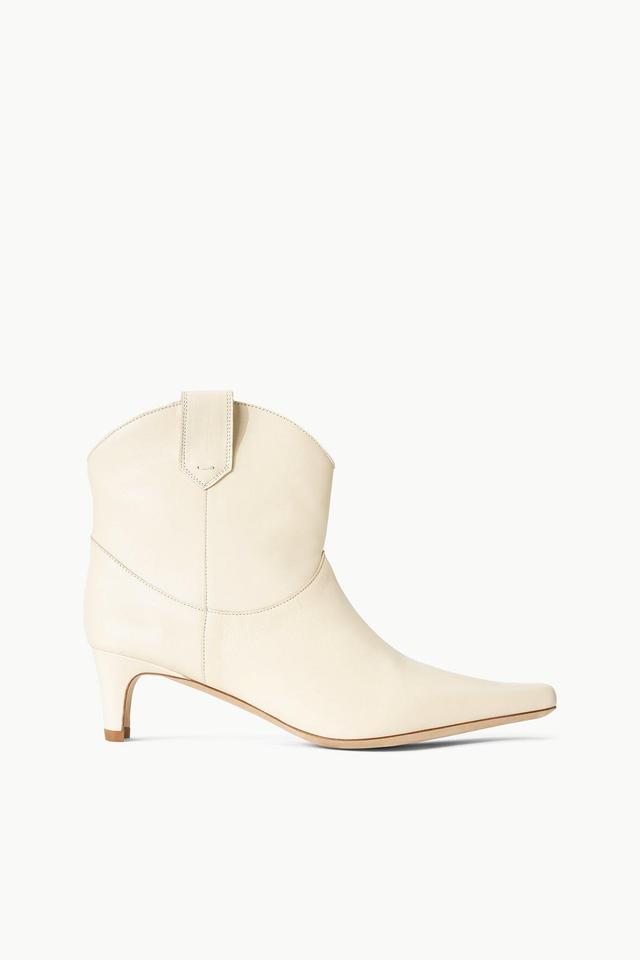 WESTERN WALLY ANKLE BOOT | CREAM Product Image