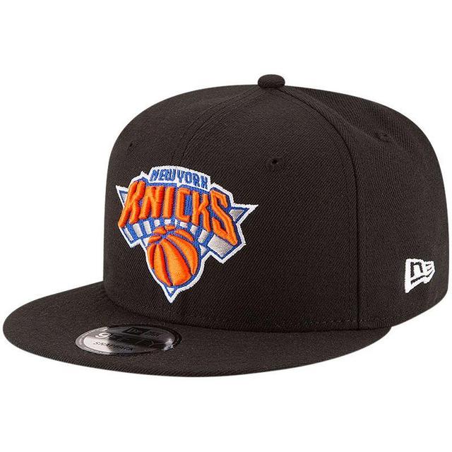 Mens New Era New York Knicks Official Team Color 9FIFTY Adjustable Snapback Hat Product Image