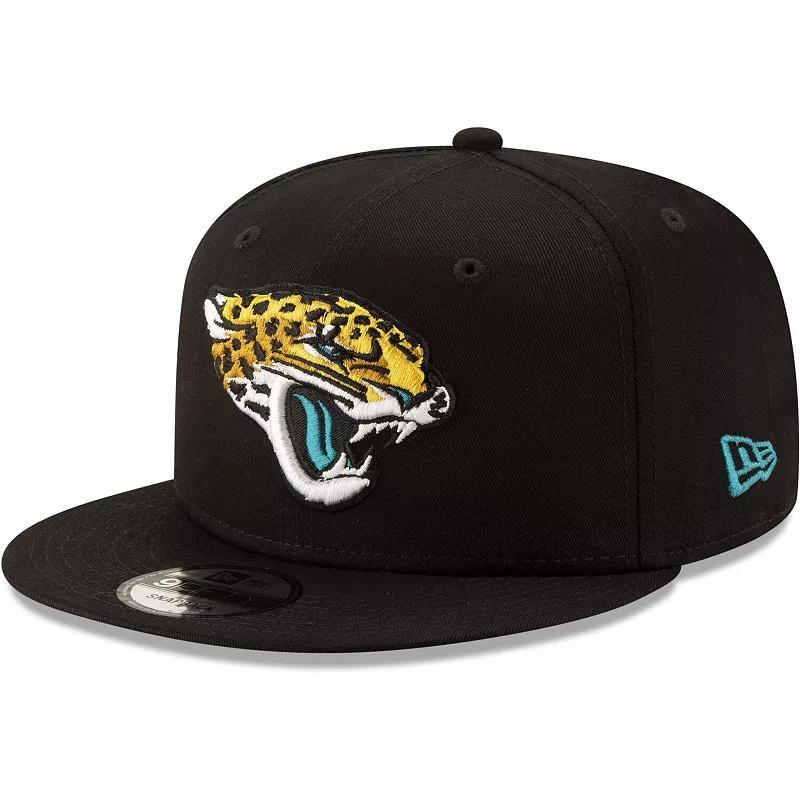 Mens New Era Jacksonville Jaguars Basic 9FIFTY Adjustable Snapback Hat Product Image