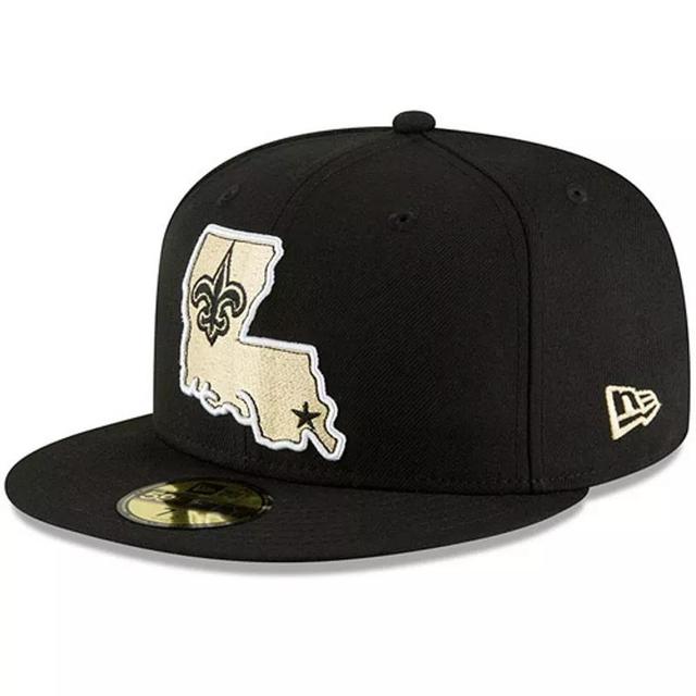 Mens New Era New Orleans Saints Omaha 59FIFTY Hat Product Image