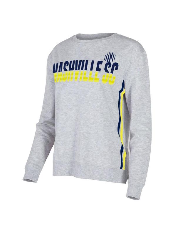 Womens Concepts Sport Gray Nashville SC Cedar Tri-Blend Long Sleeve T-Shirt Product Image