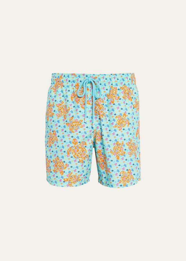 Mens Multicolor Logo Swim Shorts Product Image