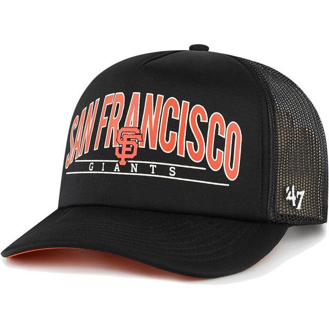 Mens 47 San Francisco Giants Backhaul Foam Trucker Snapback Hat Product Image