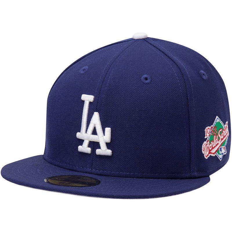 Mens New Era Los Angeles Dodgers 1988 World Series Wool 59FIFTY Fitted Hat Blue Product Image