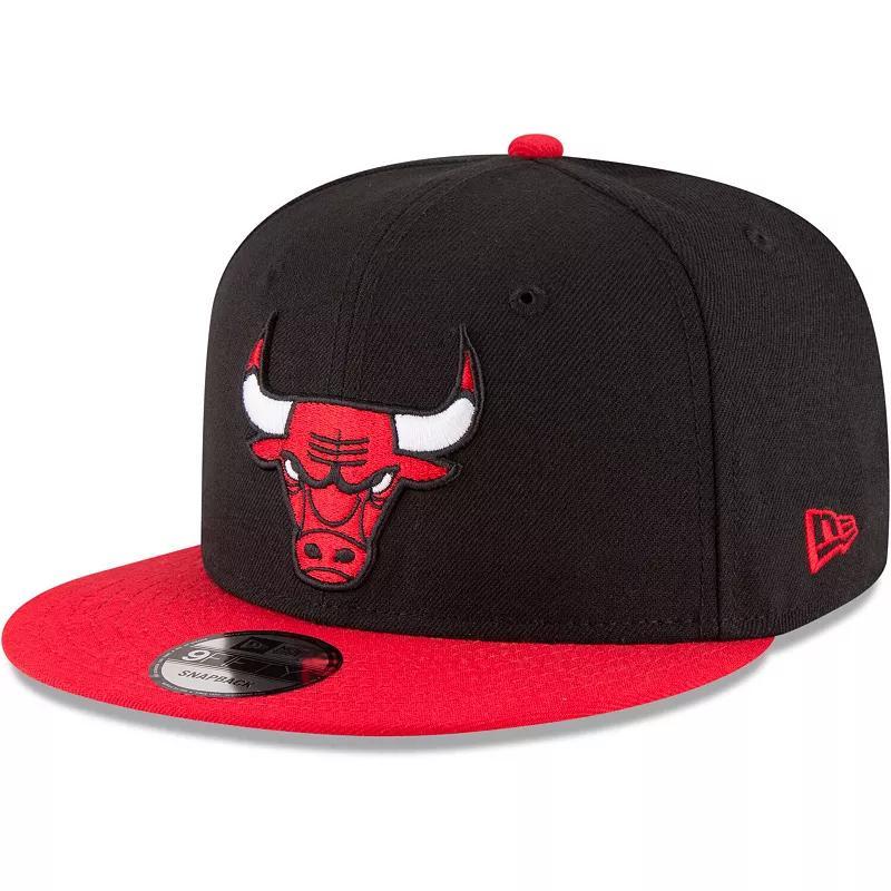 Mens New Era /Red Chicago Bulls Two-Tone 9FIFTY Adjustable Hat Product Image