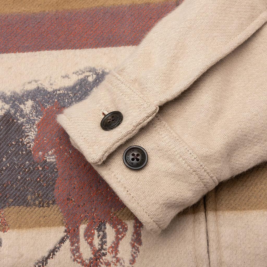 One Of These Days x Woolrich Overshirt with Zip - Canvas Male Product Image