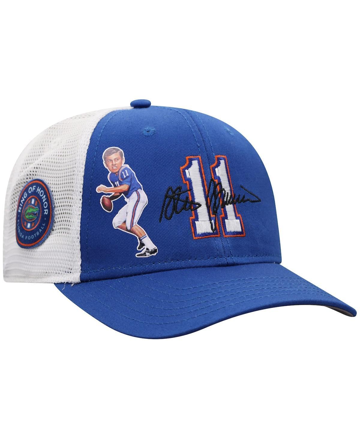 Mens Top of The World Steve Spurrier Royal Florida Gators Ring of Honor Trucker Snapback Hat - Royal Product Image