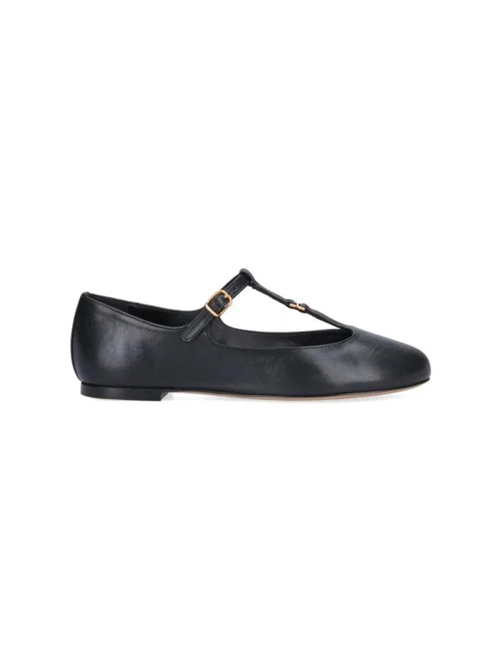 GIANVITO ROSSI Dome Ballet Flat In Black Product Image