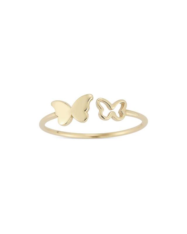 Moon & Meadow 14K Yellow Gold Butterfly Ring - 100% Exclusive Product Image