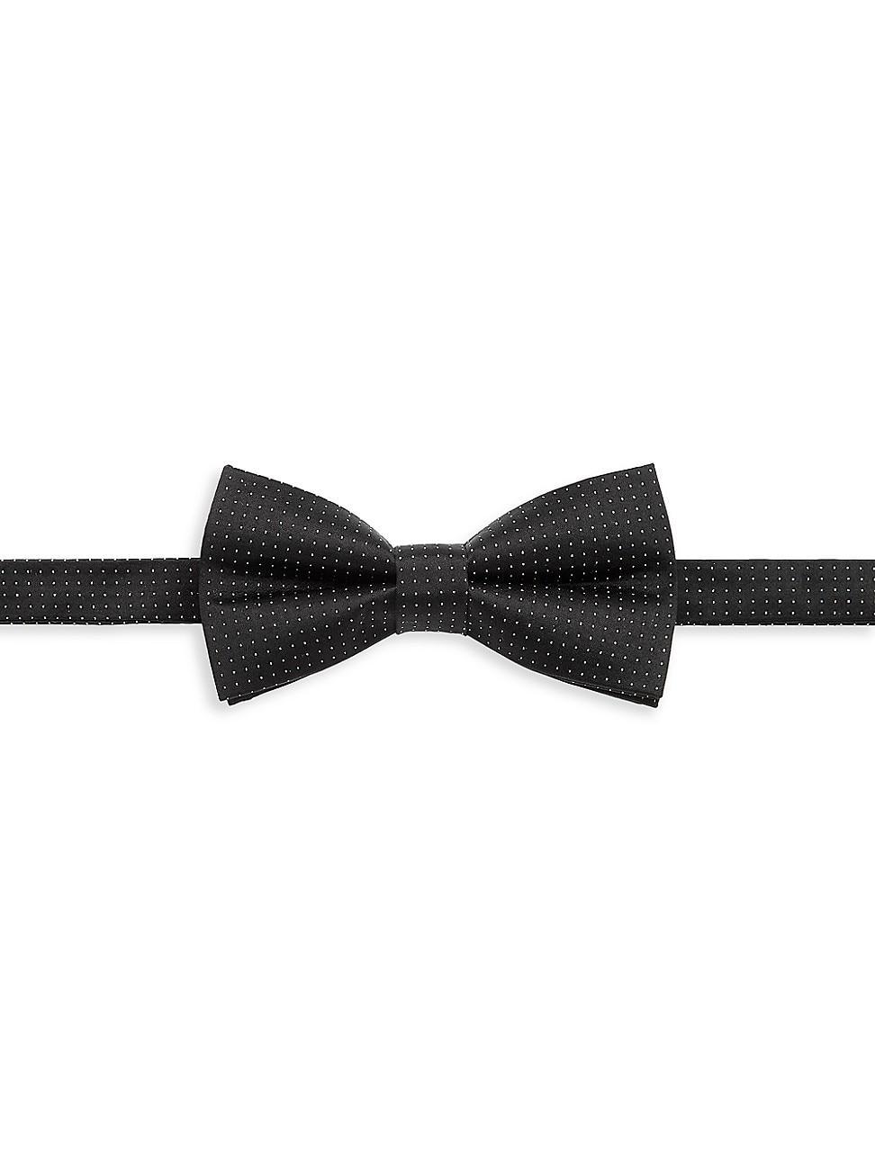 Mens COLLECTION Micro Shine Dotted Bow Tie Product Image