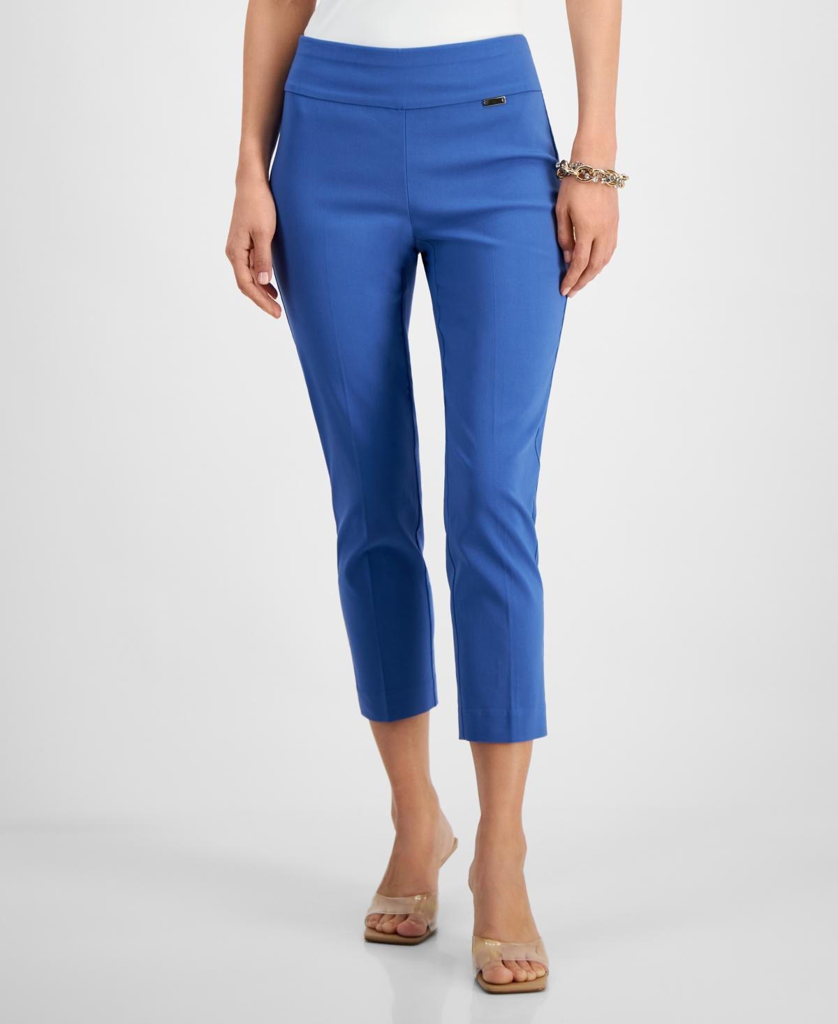 I.n.c. International Concepts Womens Tummy-Control Pull-On Capri Pants, Regular & Petite, Created for Macys Product Image