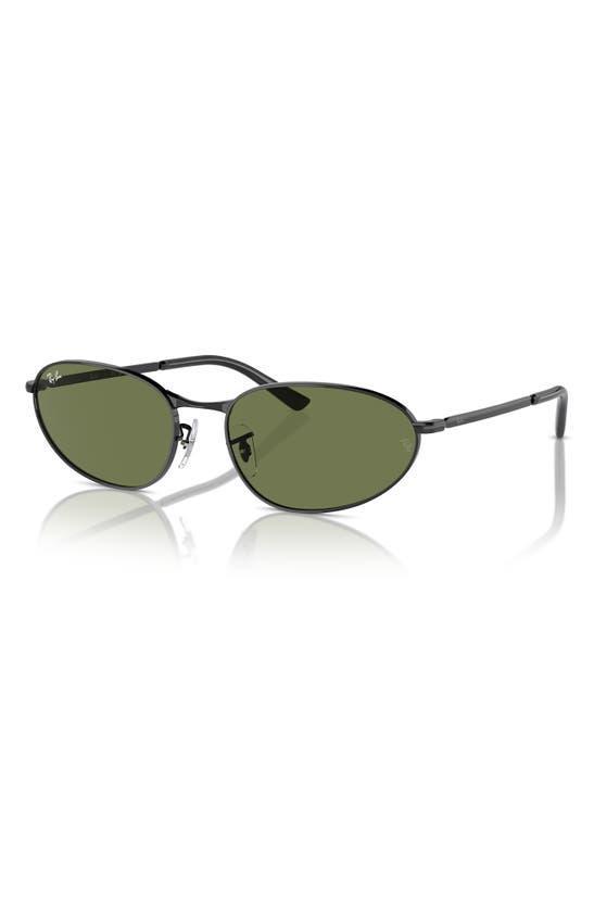 RAY BAN 56mm Gradient Pilot Sunglasses In Black Product Image