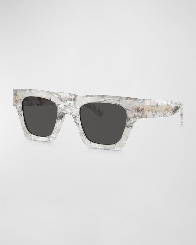 Mens Square Logo Sunglasses Product Image