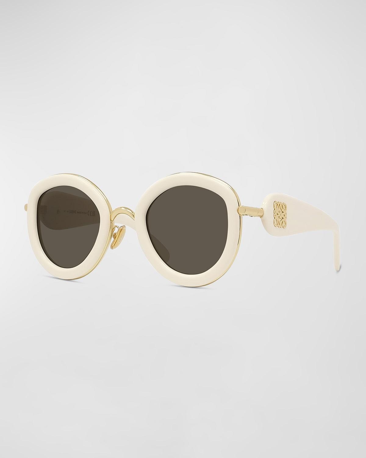 Mens Anagram Acetate Round Sunglasses Product Image