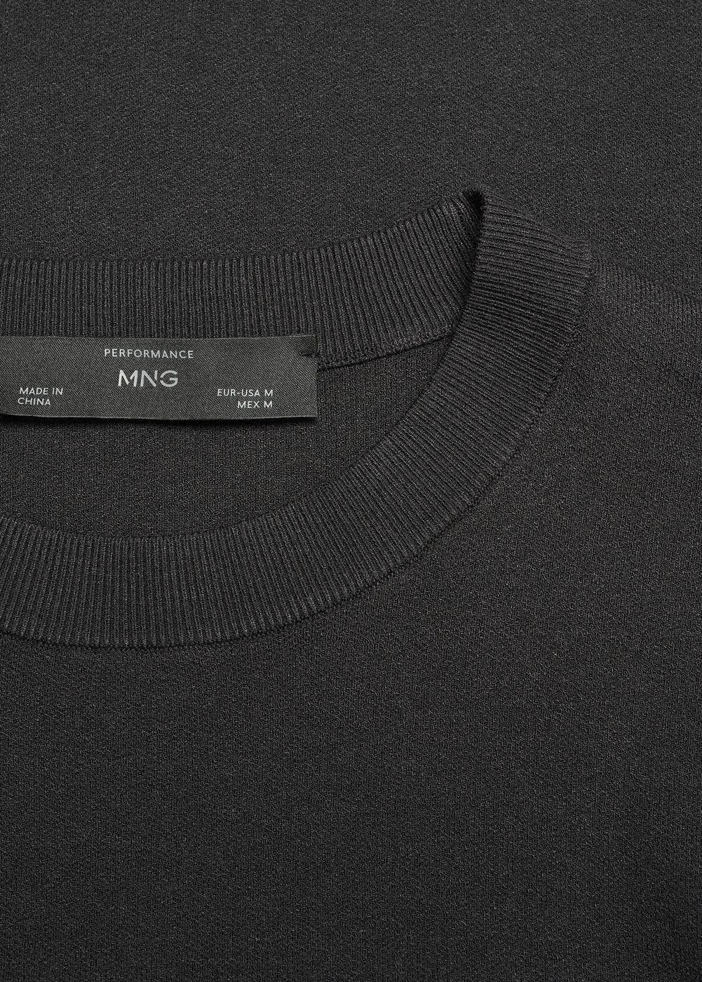 MANGO MAN - Thermoregulating fine-knit sweater dark greyMen Product Image