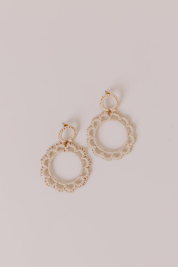 Caribbean Dreaming Earrings in Ivory Product Image