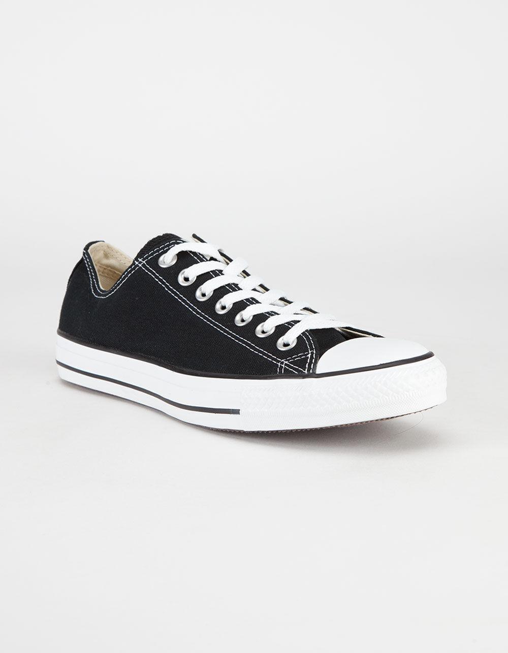 CONVERSE Chuck Taylor All Star Black Low Top Shoes Product Image