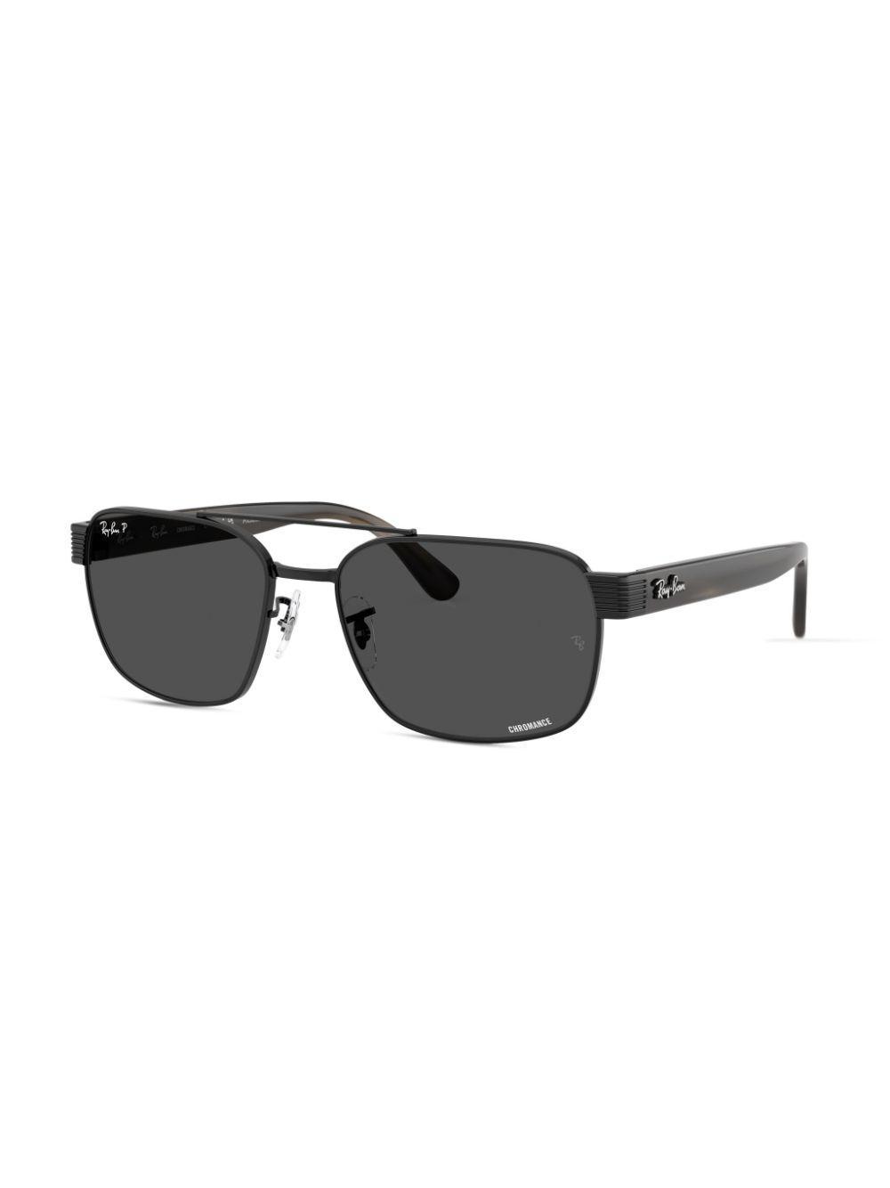 RAY BAN Rb3751ch Chromance Sunglasses Havana Grey Frame Grey Lenses Polarized 61-17 Product Image