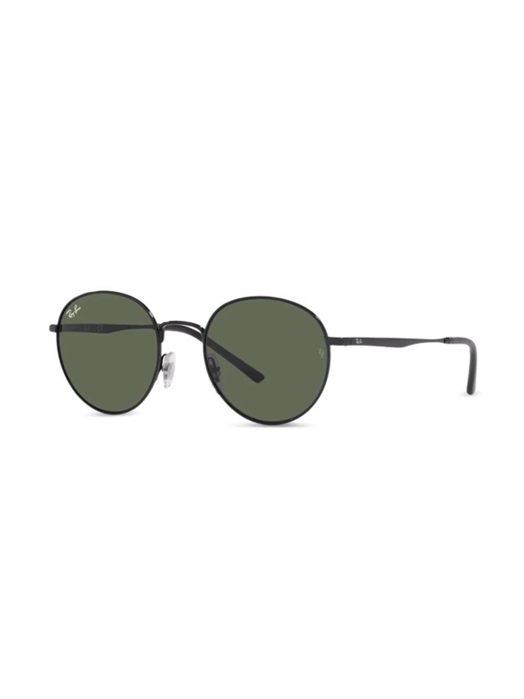 RAY BAN Round-frame Sunglasses In Green Product Image