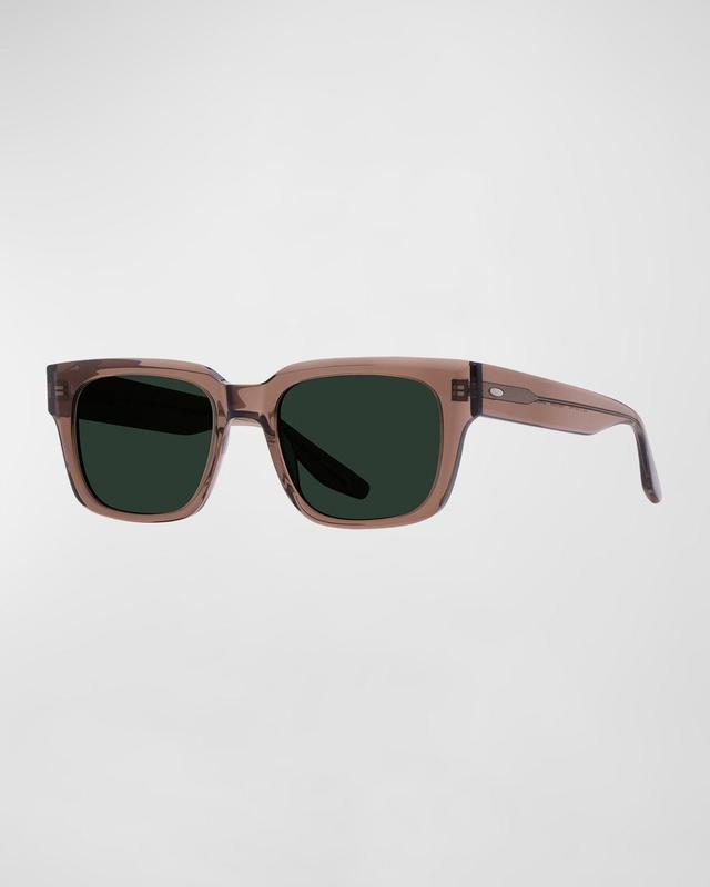 Mens Zander Plastic Rectangle Sunglasses Product Image