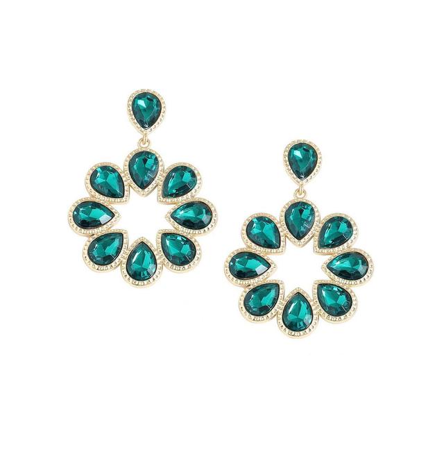 Sohi Womens Flower Drop Earrings Product Image