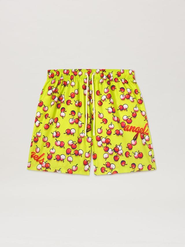 Cherries Swimshort in green  - Palm Angels® Official  Product Image