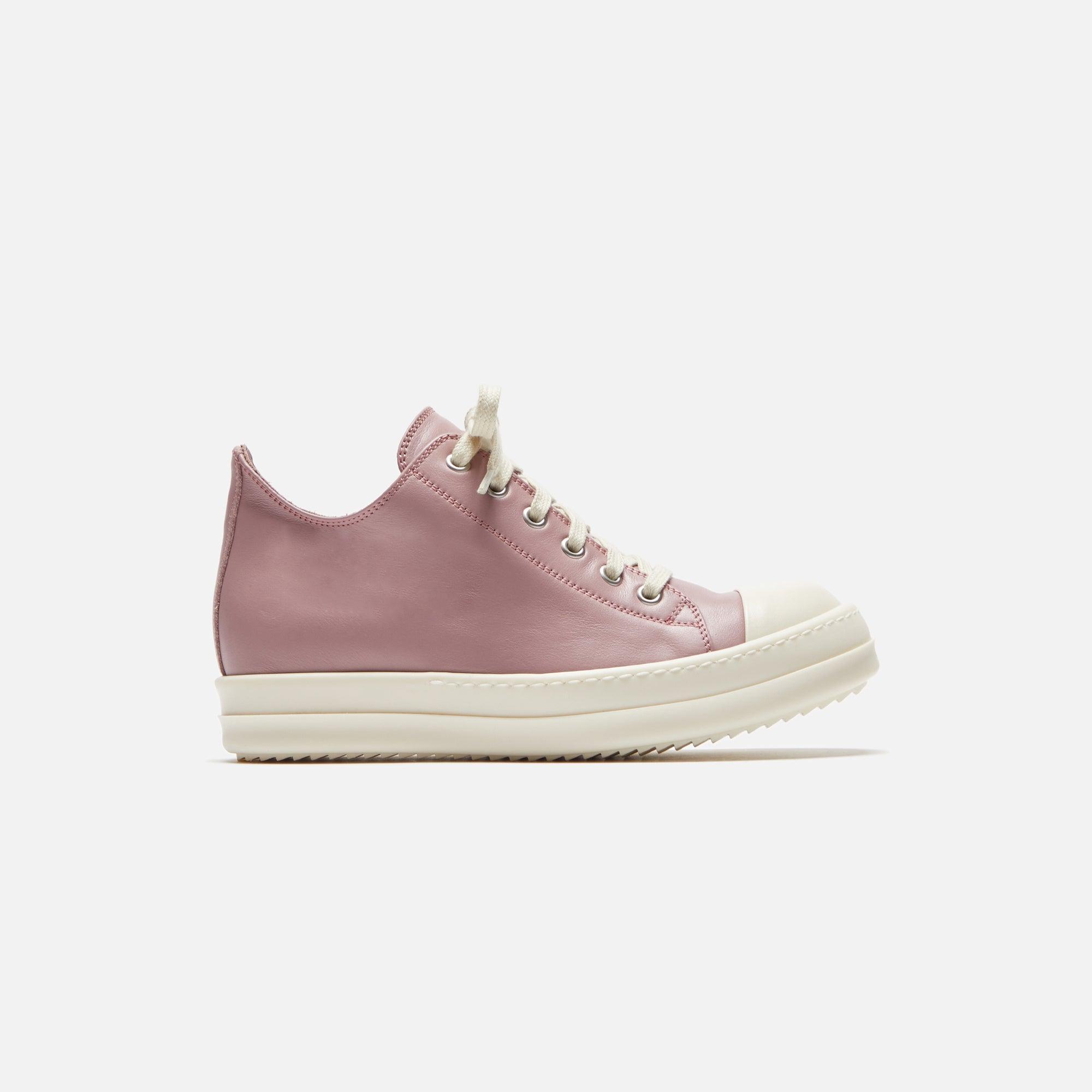 Rick Owens Low Top Sneakers – Pink / Milk Male Product Image