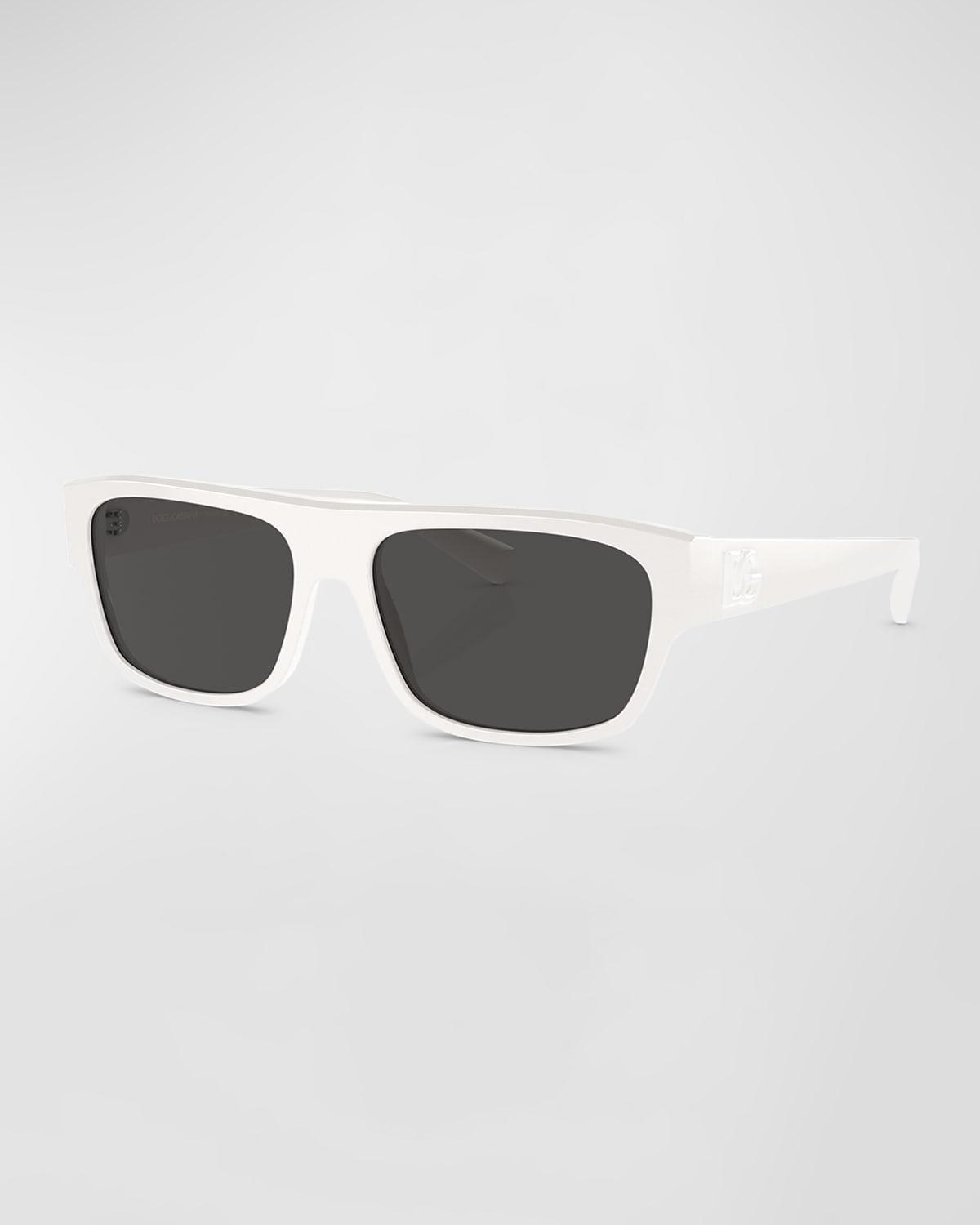 Mens Acetate Rectangle Sunglasses Product Image