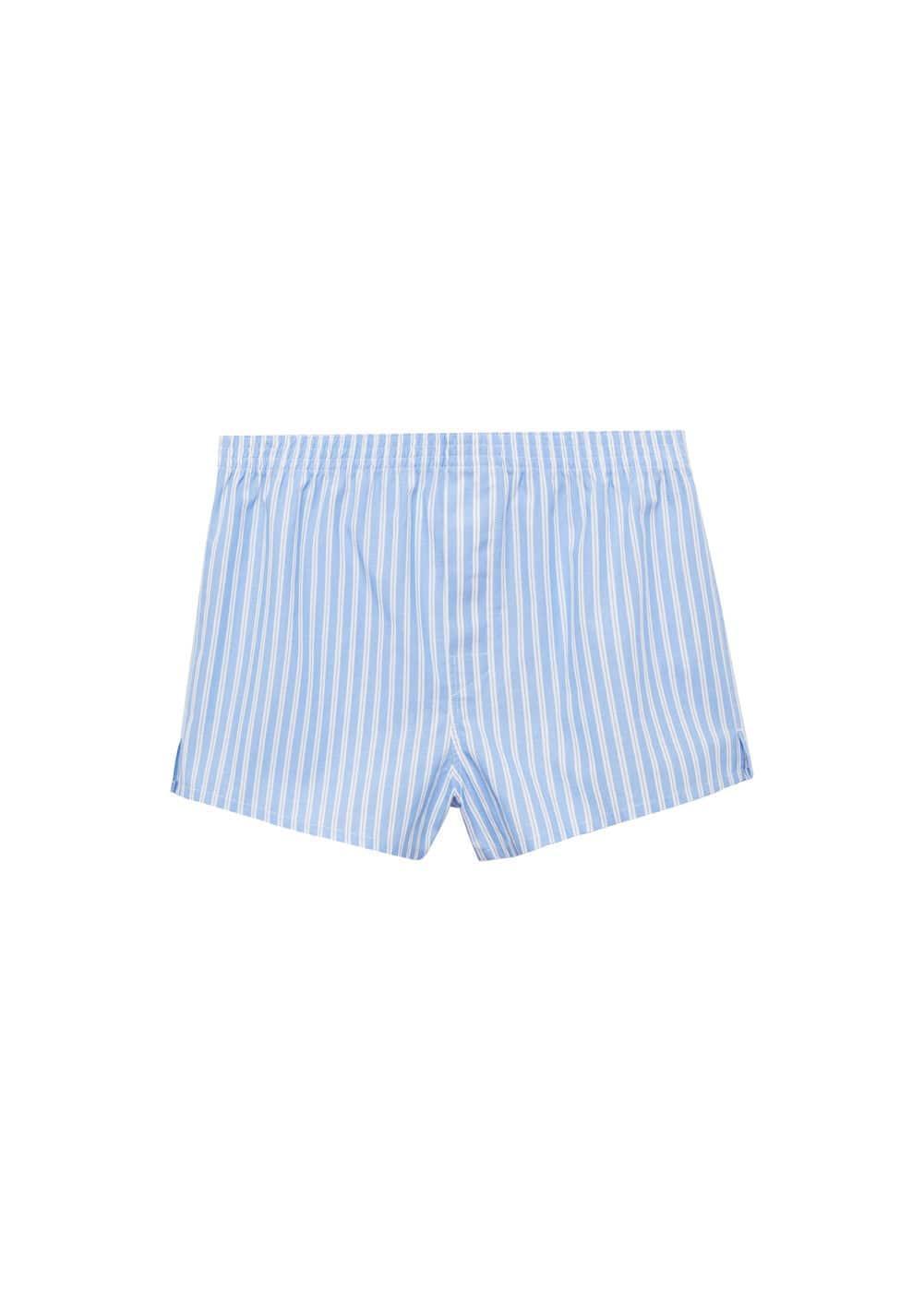 Striped printed cotton briefs - Men | MANGO USA Product Image