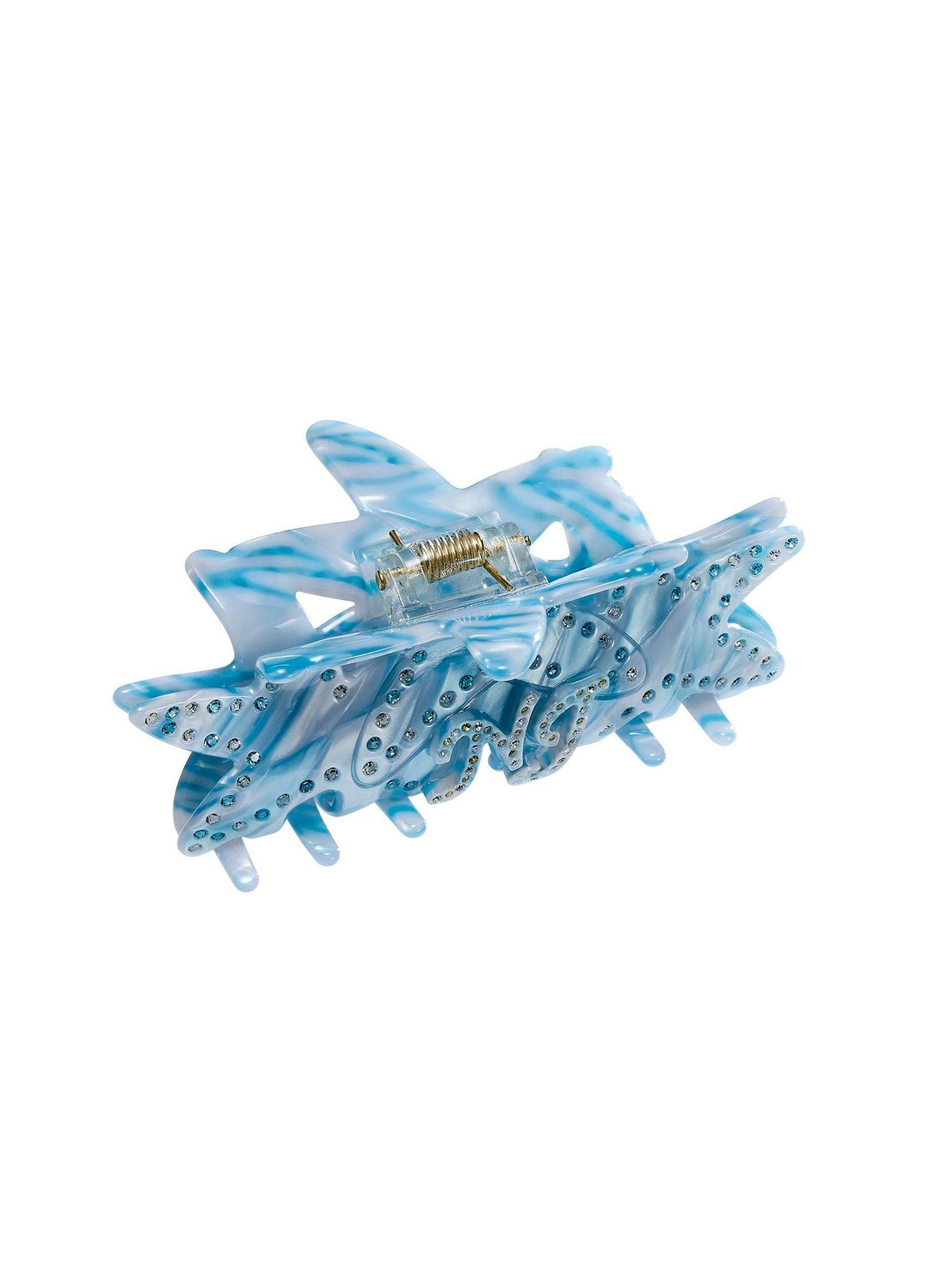 Paulina Crystal Star Claw Clip (Blue) Product Image