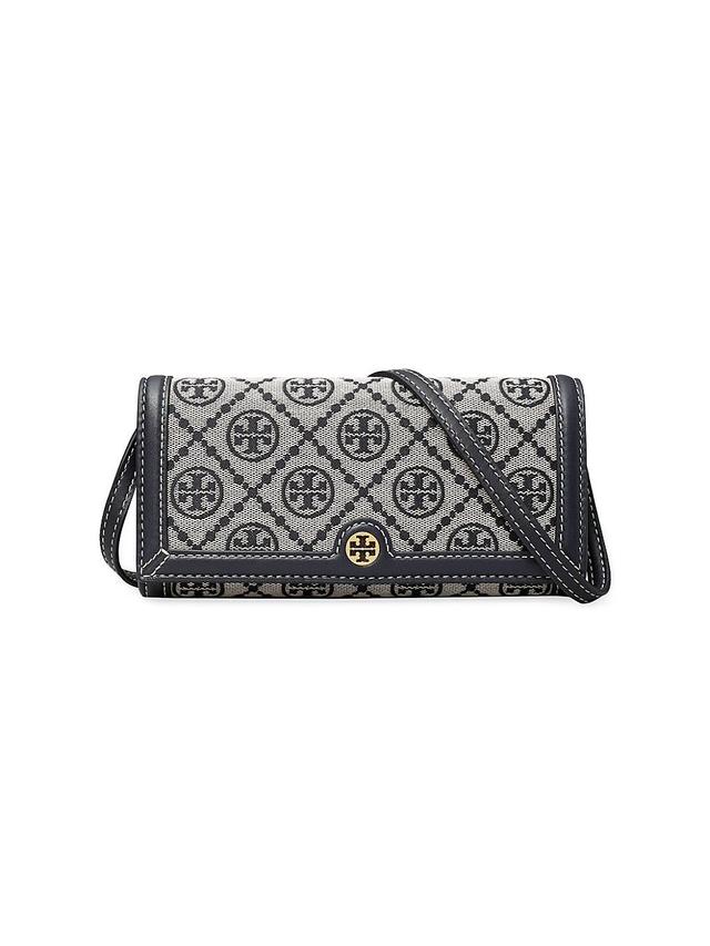 Tory Burch T Monogram Jacquard Wallet Crossbody Product Image