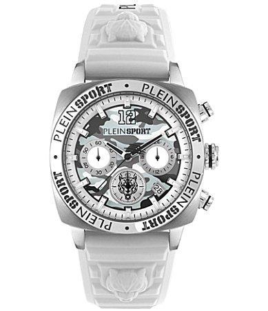 Philipp Plein White Silicone Strap Sport Wildcat Mens Watch Product Image