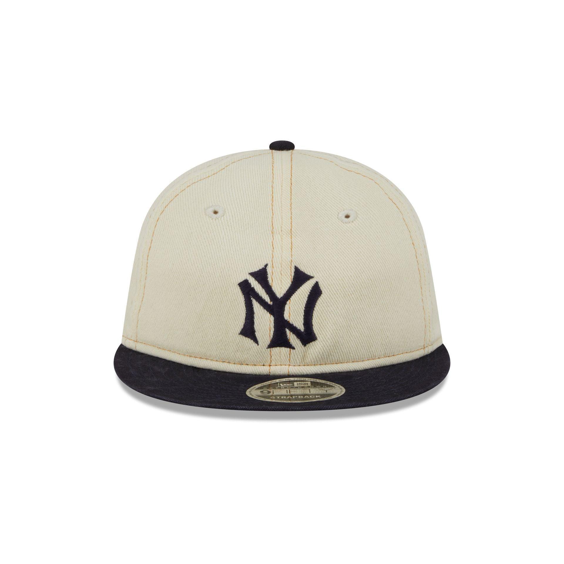 New York Yankees Chrome Denim Retro Crown 9FIFTY Adjustable Hat Male Product Image