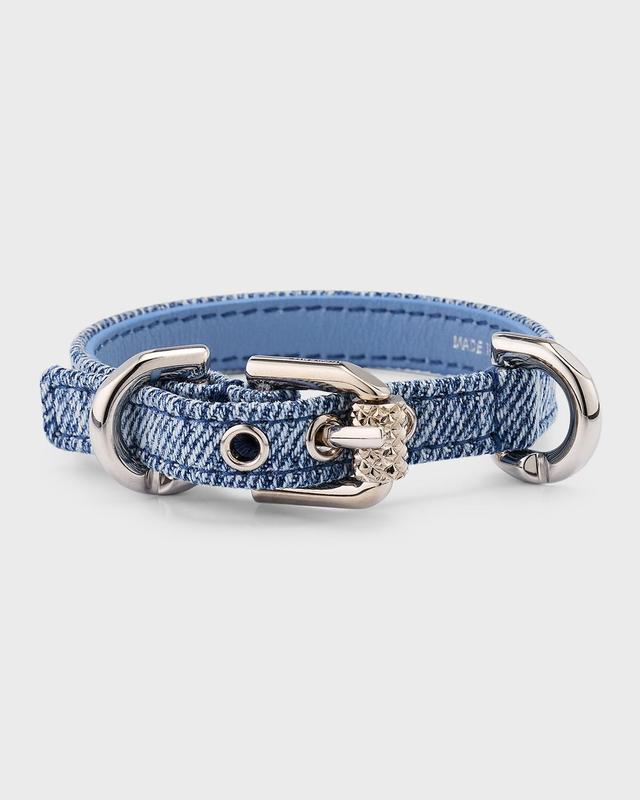 Womens Voyou Bracelet In Denim And Metal Product Image