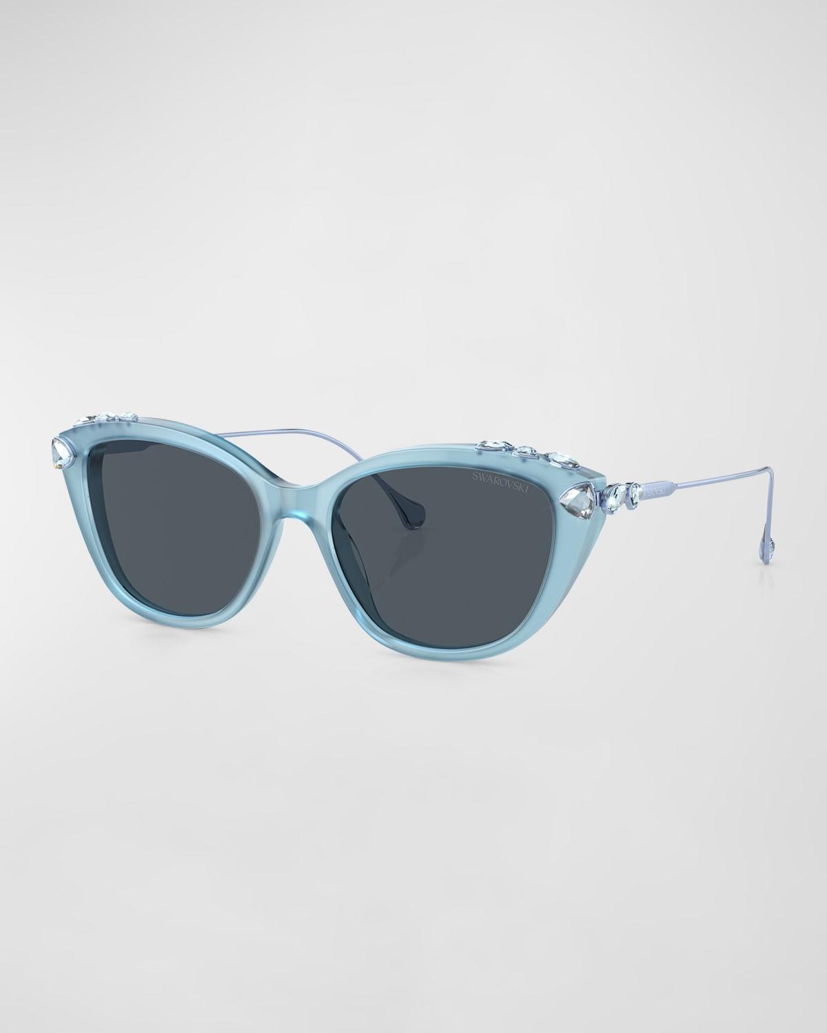 Swarovski Womens SK6010 53mm Cat Eye Sunglasses Product Image