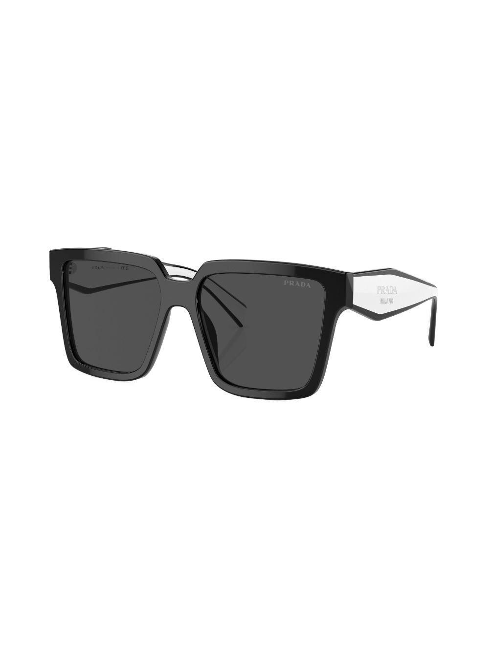 Square-frame Tinted Sunglasses In Black Product Image