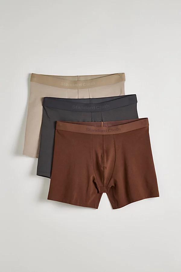 Standard Cloth Cotton Boxer Brief 3-Pack Mens at Urban Outfitters Product Image