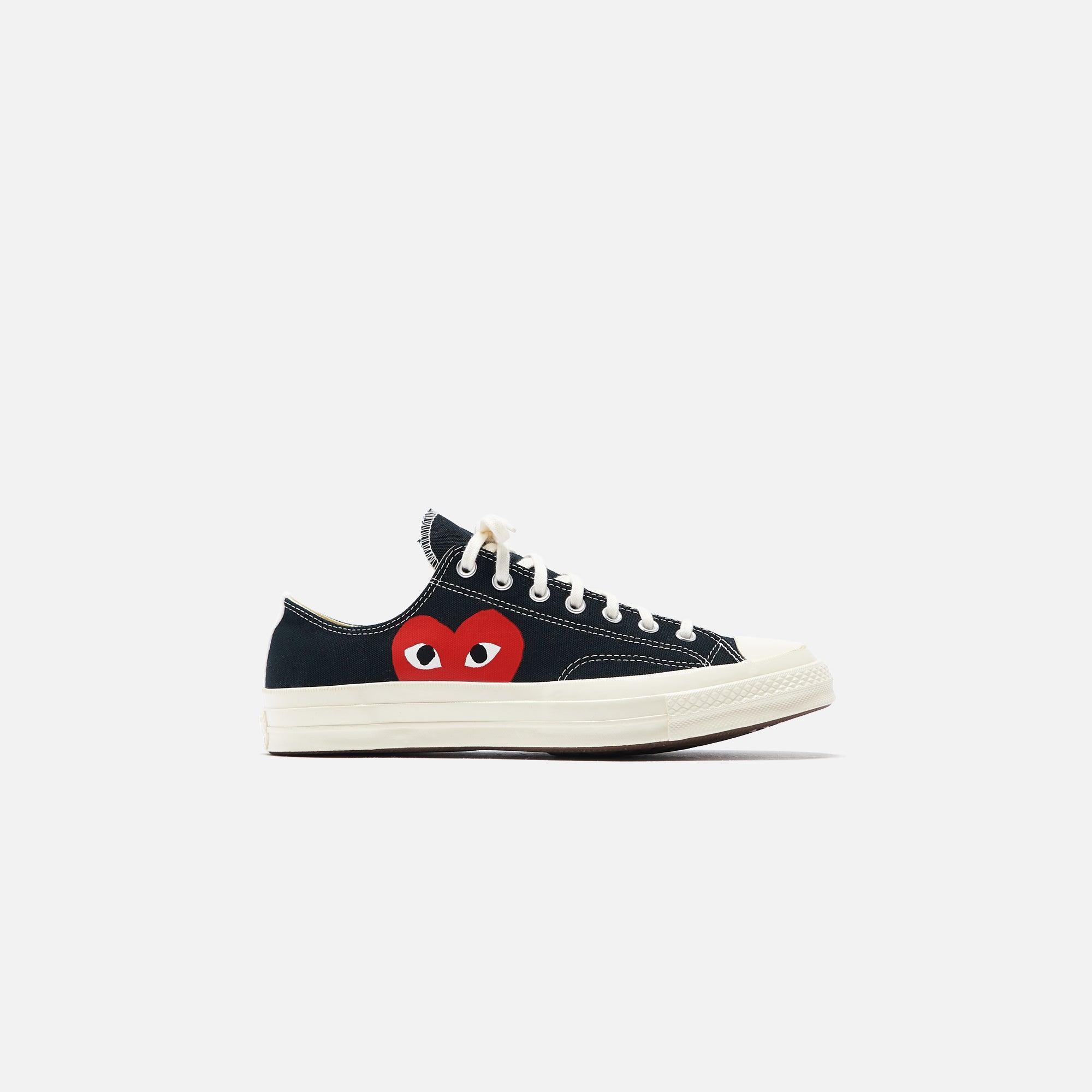 Converse x Comme des Garçons CDG Play Chuck Taylor Low - Black  Product Image