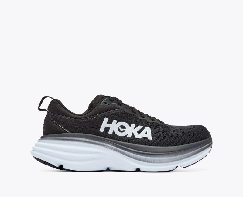 HOKA Womens Bondi 8 Shoes in Black/Black, Size 11 W Product Image