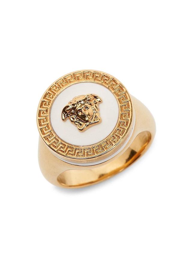 Mens Round Medusa Ring Product Image