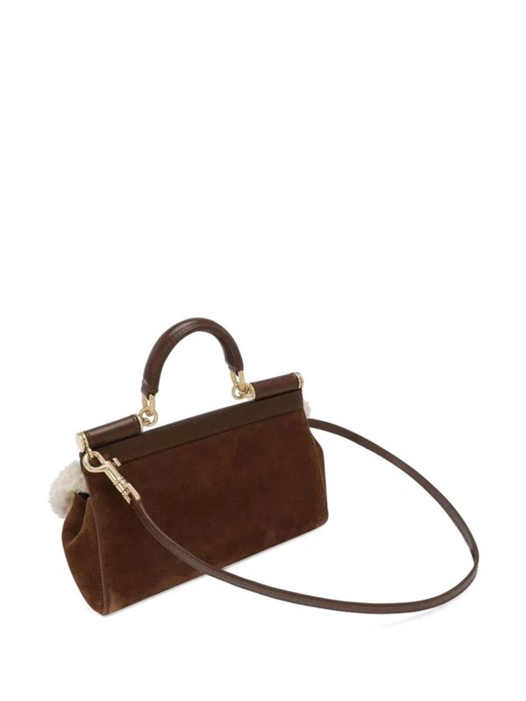 Sicily Leather Tote Bag In Brown Product Image