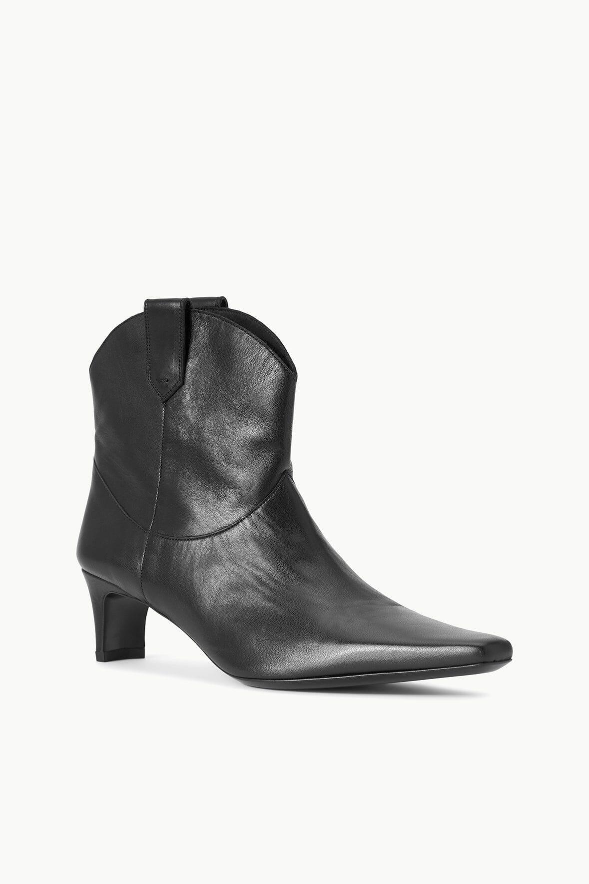 WESTERN WALLY ANKLE BOOT | BLACK Product Image