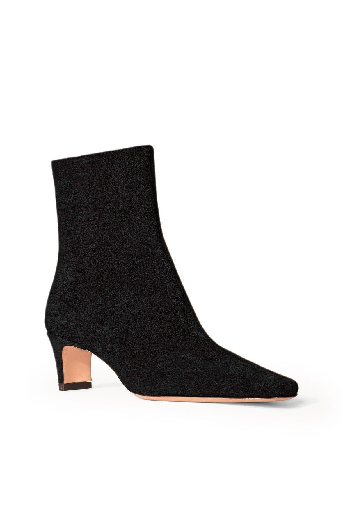 WALLY ANKLE BOOT | BLACK SUEDE Product Image