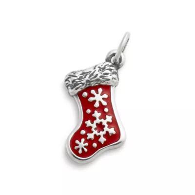 Enamel Christmas Stocking Charm Product Image