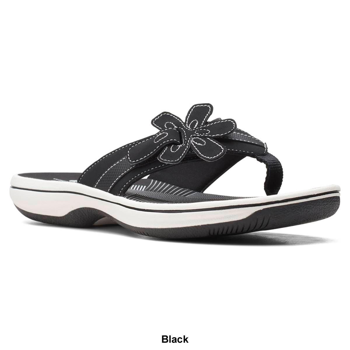 Womens Clarks(R) Cloudsteppers(tm) Brinkley Flora Flip Flops Product Image