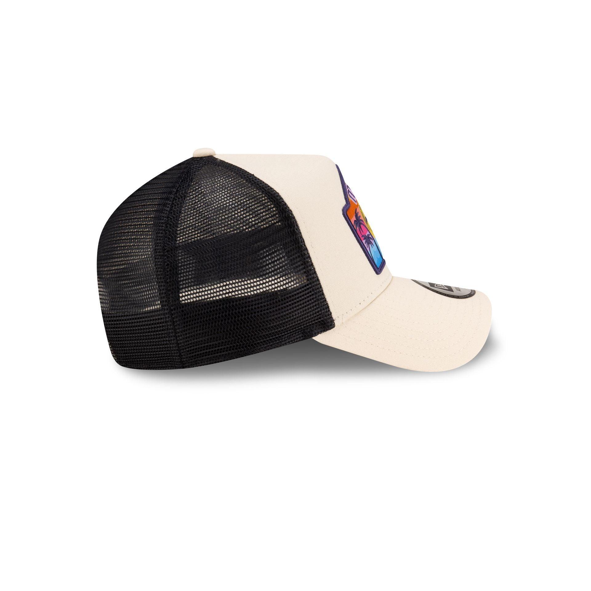 New Era Miami Tan 9FORTY A-Frame Snapback Hat Male Product Image