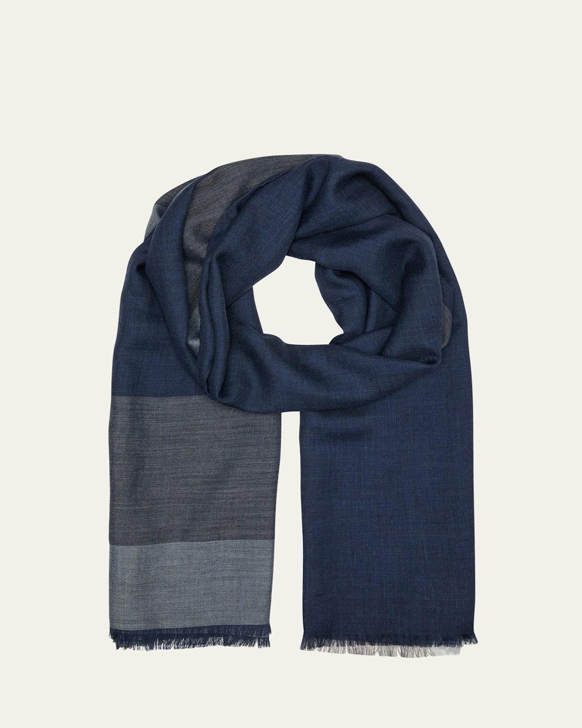 Mens Cashmere Stripe Scarf Product Image