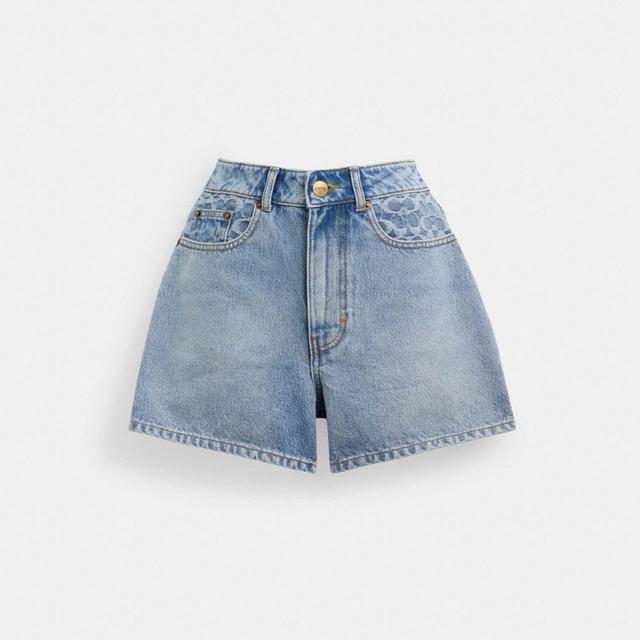 Denim Shorts In Organic Cotton Product Image