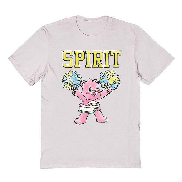 Mens Care Bear T-Shirt Light Grey Product Image